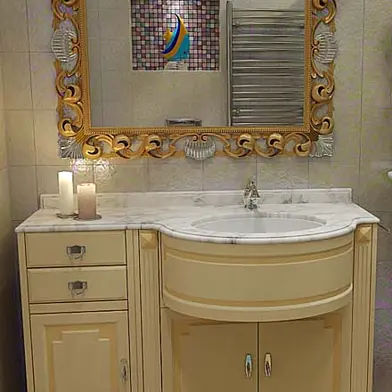 Linea Tre Washstand and mirror