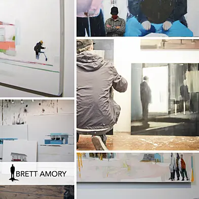 Brett Amory, текстуры картин
