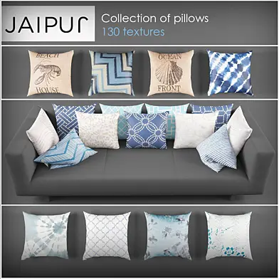 Collection of pillows Jaipur №2