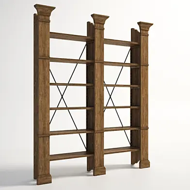 GRAMERCY HOME - XAVIER DOUBLE BOOKSHELF 502.007M