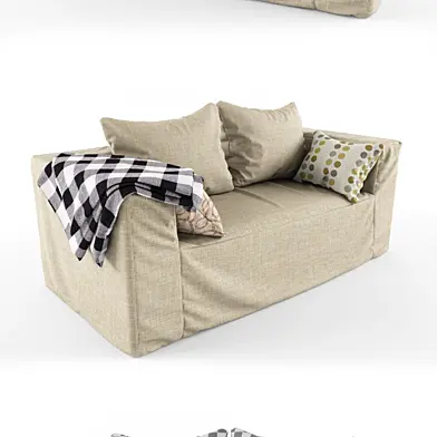 covered sofa
