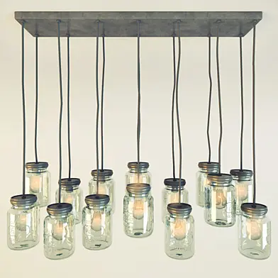 POTTERY  BARN / EXETER 16-JAR PENDANT