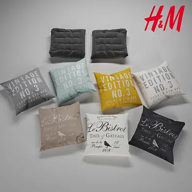 H&M Vintage pillow set