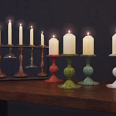 Candle Holder Barock Chic 16cm Assorted и Candle Holder Antico Cinque