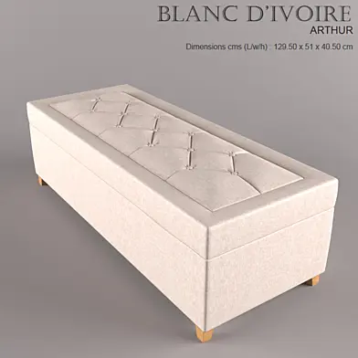 кушетка Arthur,  Blanc D'ivoire