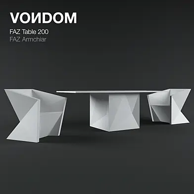 VOИDOM - стол и два кресла