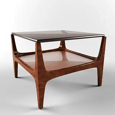 Стол A PAIR OF MAHOGANY TWO TIER LOW