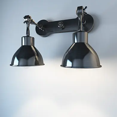 Бра с двумя плафонами Double Wall Lamp