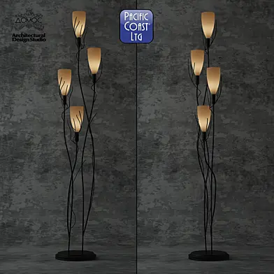 Pacific Coast Lighting El Dorado Uplight Floor Lamp