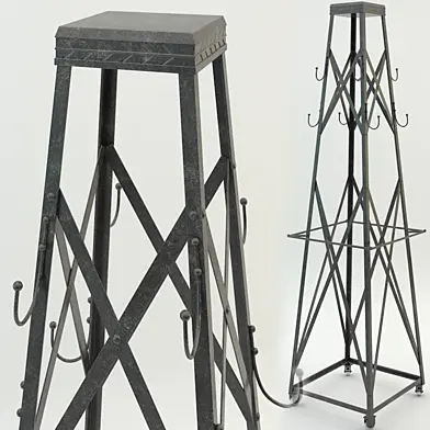 metal coat hanger "Candelabre"