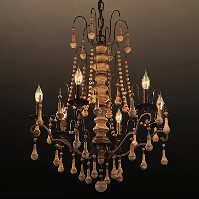 GRAMERCY HOME - JOSEPHINE CHANDELIER CH006-6-AKD