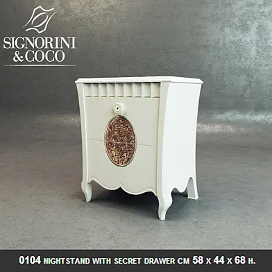 Signorini & Coco LADY ROSE NI.KO Design Nightstand with secret drawer_0104