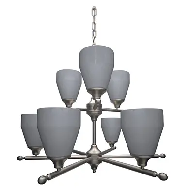 BUILDER KCH-1749-NI Ansonia Modern / Contemporary Chandelier