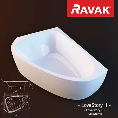 Ванна Ravak LoveStory2