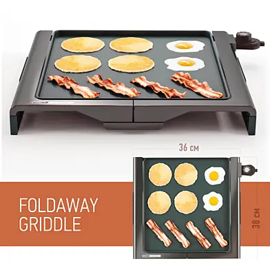 Foldaway Griddle - Завтрак на гриле / Гриль / Электрогриль / Яичница, бекон