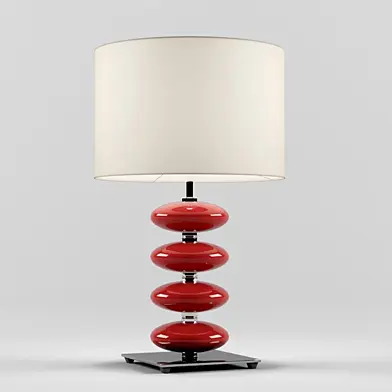 Elstead Lighting Onyx Red Table Lamp