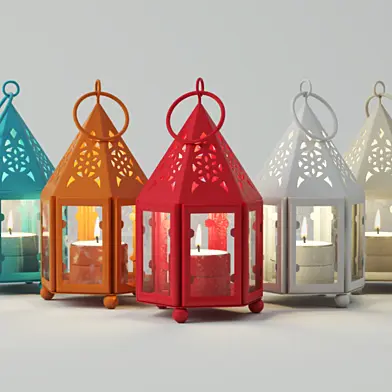 Mini Hurricane Candle Lanterns