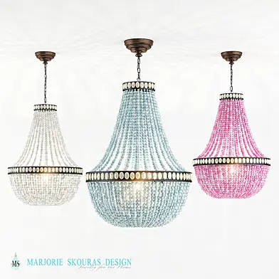 ЛЮСТРА ИЗ БУС / CHANDELIER with BEADs