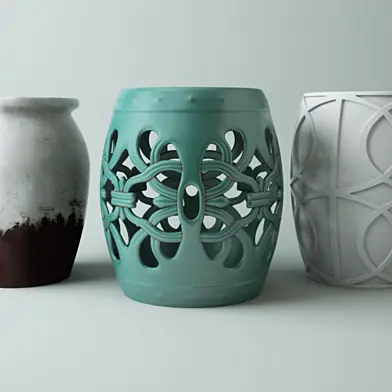 Ceramic Garden Stools