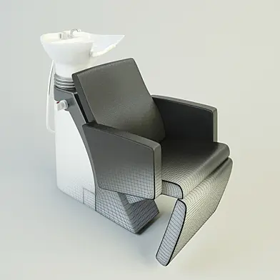 Hairdressing armchair