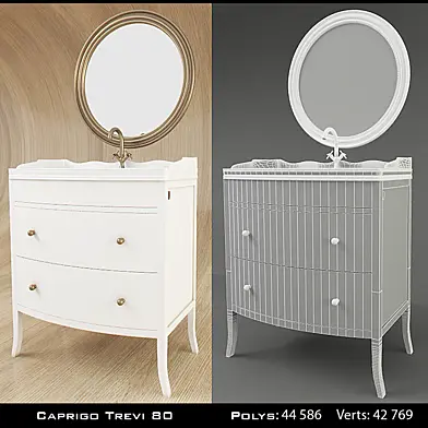 Раковина Caprigo Trevi 80