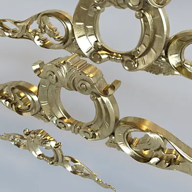 Golden ornaments