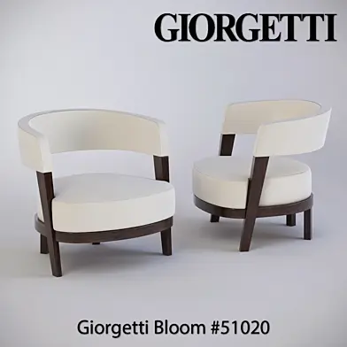 Giorgetti Bloom #51020 Armchair