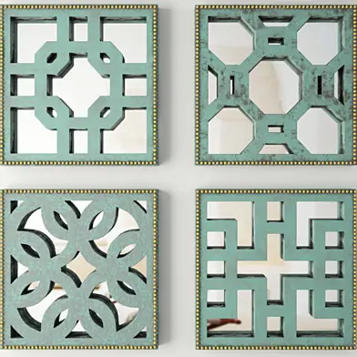 Lattice Wall Decor Set