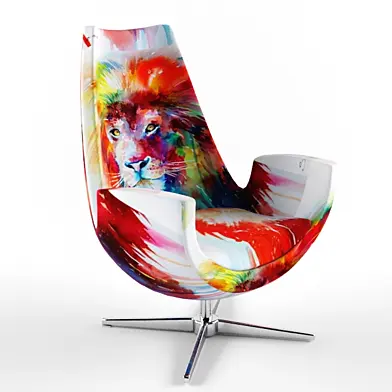 chair modern lion