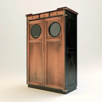 шкаф комод Authentic Models Porthole Cabinet