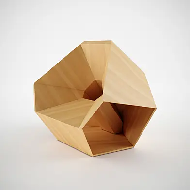 Dodecahedronic chair