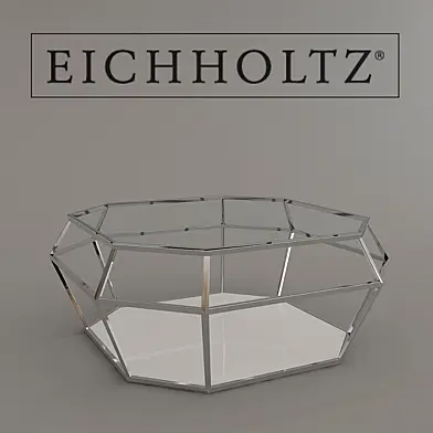 Coffe table Asscher Nickel