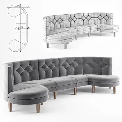 Диван "Манон" модульный v.0 / Sofa MANON 3-seat v.0