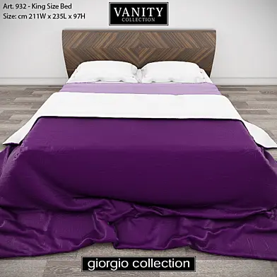 GIORGIO COLLECTION  Vanity - Art. 932 - King Size Bed