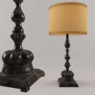 LINEN NAILHEAD SIDE TABLE
