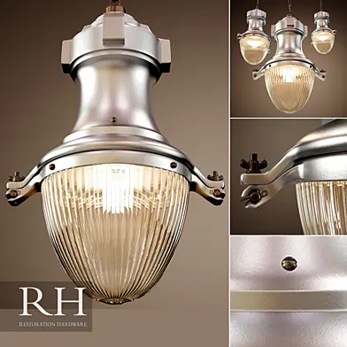 RH VINTAGE STREETLIGHT PRISM PENDANT (2 size)