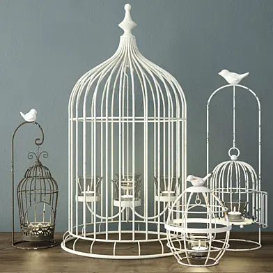 Birdcage Candleholders