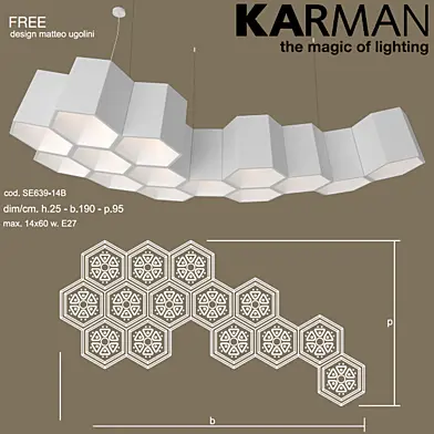 Светильник потолочный подвесной Karman FREE