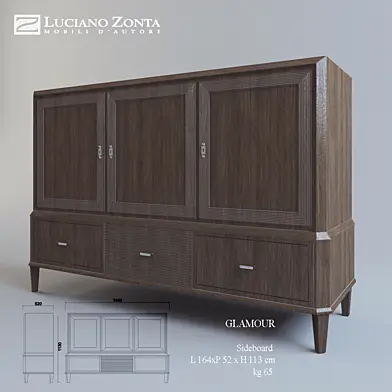 Luciano ZONTA комод GLAMOUR