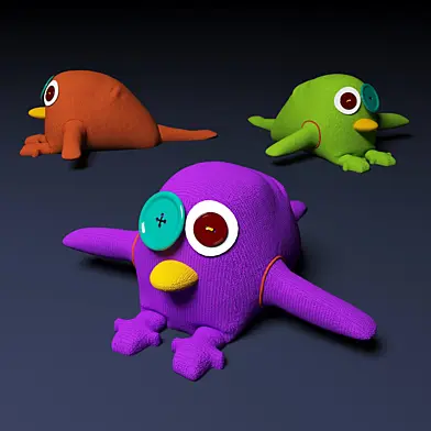 Мягкая игрушка "Птички"
