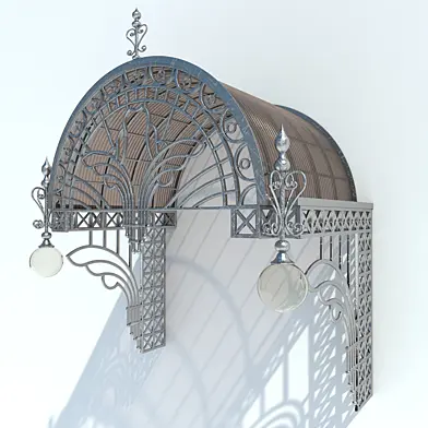 FORGED VISOR  (FOR ROUND DOOR)