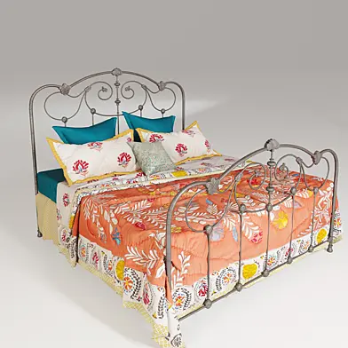 Anthropologie Lydia Bed king size