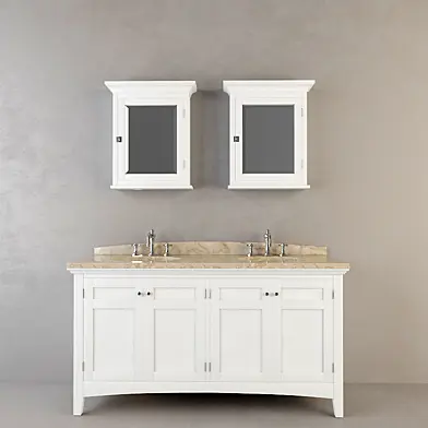 RH CARTWRIGHT DOUBLE VANITY