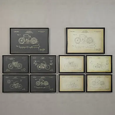 Restoration Hardware Motorcycle patent documents