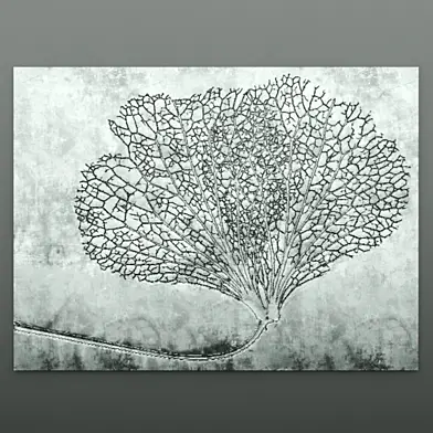 Декор для стены. Панель. декор для стены, картина, металлический, люкс, luxury, декор, арт, современное искусство, абстракция, коралл, морской