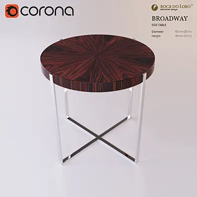 BOCA DO LOBO. BROADWAY SIDE TABLE