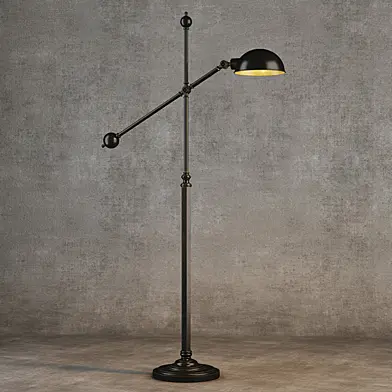 GRAMERCY HOME - INDUSTRIAL JOINT FLOOR LAMP FL016-1-ABG