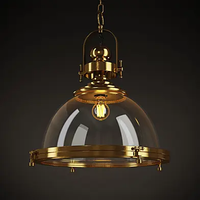 GRAMERCY HOME - POLOMNA CHANDELIER CH100-1-BRS