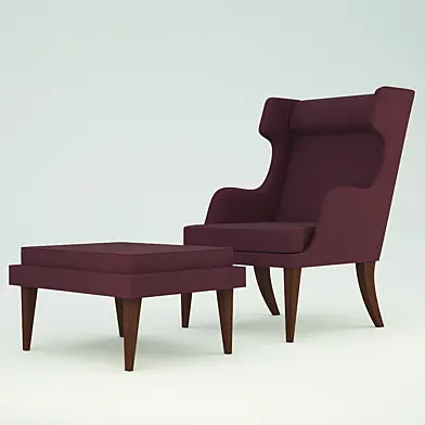 Very Wood - ONDA armchair and pouf