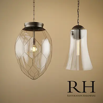 COLLINS PENDANT & GLASS BANQUE PENDANT